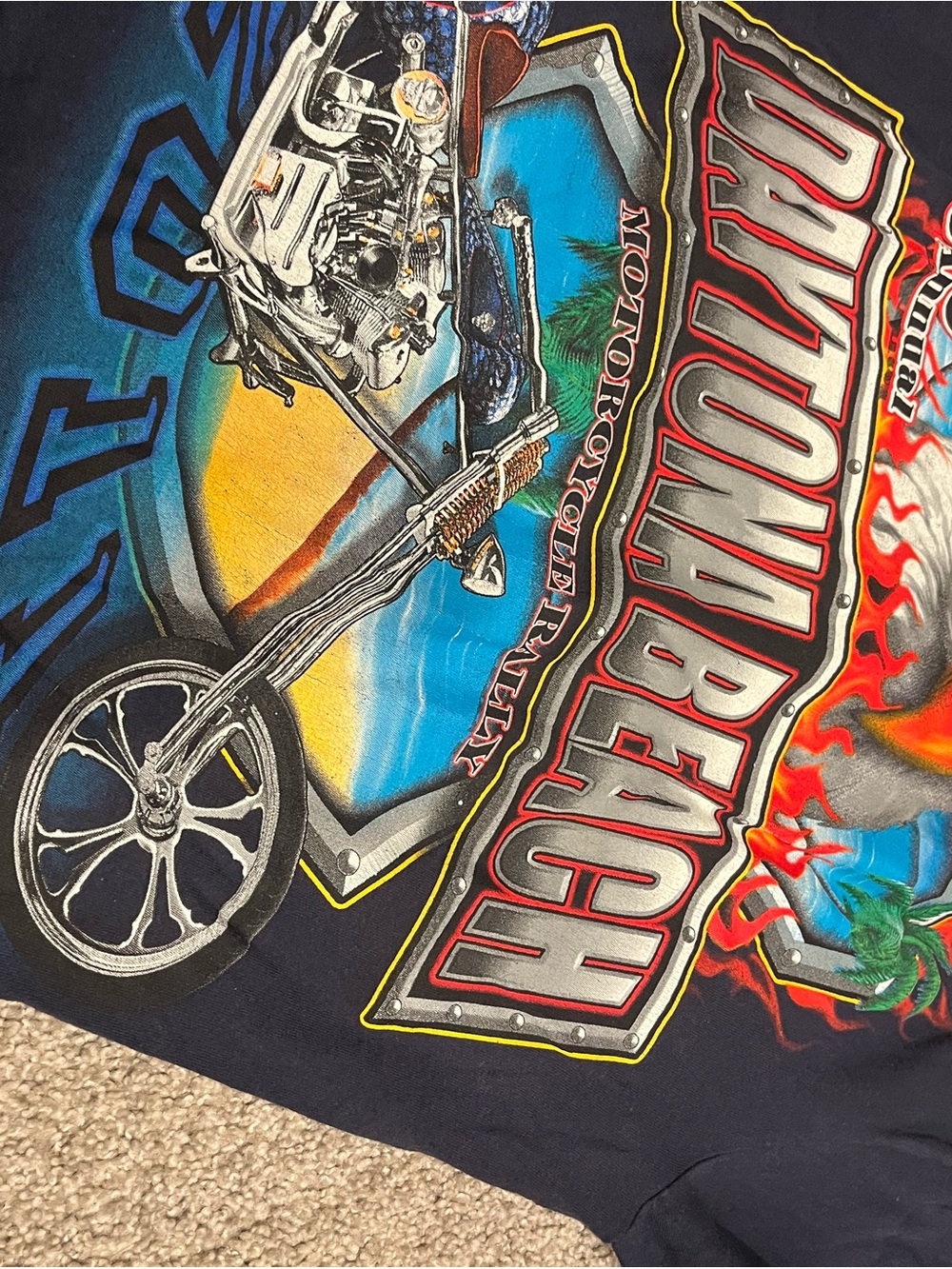 Annual Daytona Beach motorcycle rally t shirt